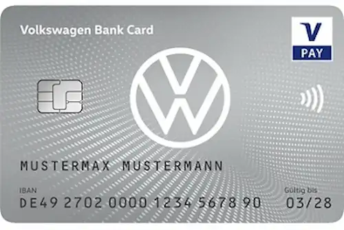Volkswagen Bank Card Debitkarte