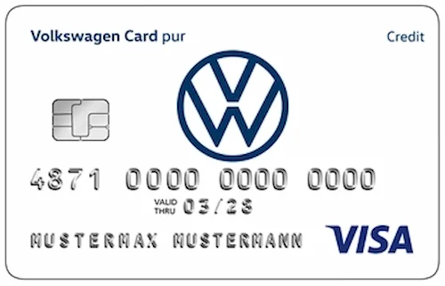 Volkswagen Visa Card pur Kreditkarte