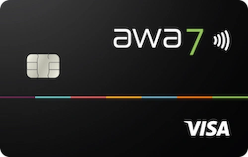awa7 Visa Kreditkarte