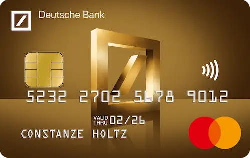 Deutsche Bank Mastercard Gold Kreditkarte